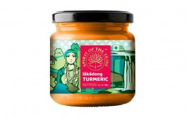 Spirit Of The Tribe Lakadong Turmeric   Glass Jar  125 grams
